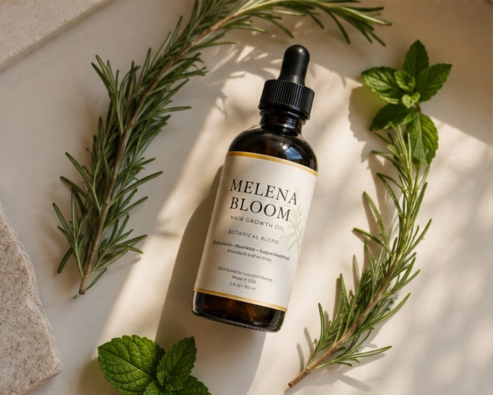 Melena Bloom Oil — Aceite Botánico para el Cabello