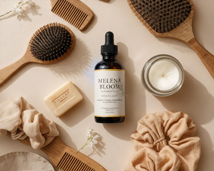 Melena Bloom Oil — Aceite Botánico para el Cabello