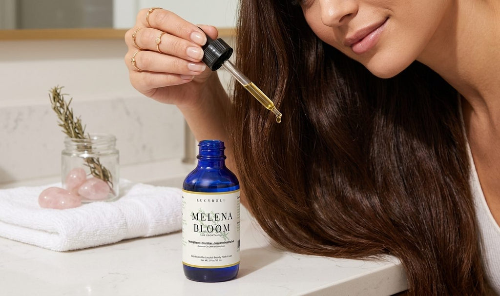 Melena Bloom Oil — Aceite Botánico para el Cabello